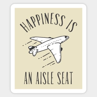 Air Travel Aisle Seat l Sticker